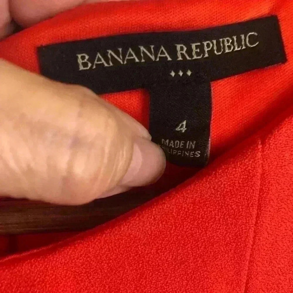 Banana Republic Ladies size 4 Peach Swing A Line Dress sleeveless. - Picture 5 of 5